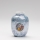 Porcelain vase 12,5x9 cm pearly blue graces