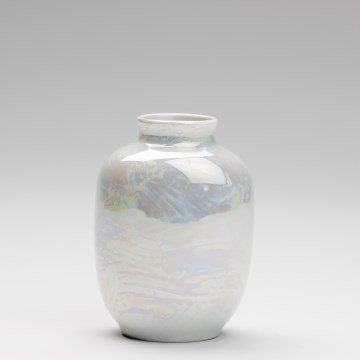 Porcelain vase 12,5x9 cm pearly white
