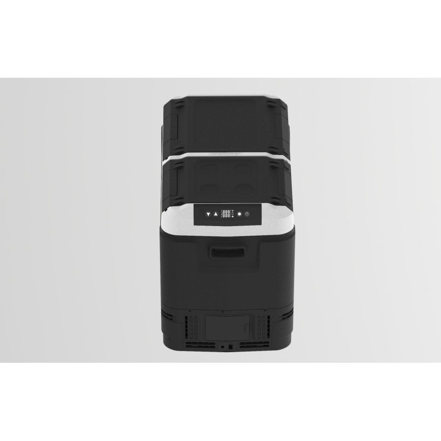 Portable Car Refrigerator, 60 L — 230V/12V/24V/230V, Grey