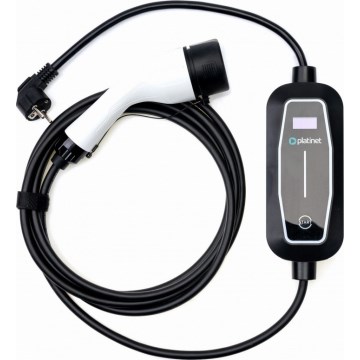 Portable charging station for electric vehicles (EV/PHEV), Type 2 AC, 16 A / 265 V, 3.6 kW, IP55, 5 m cable