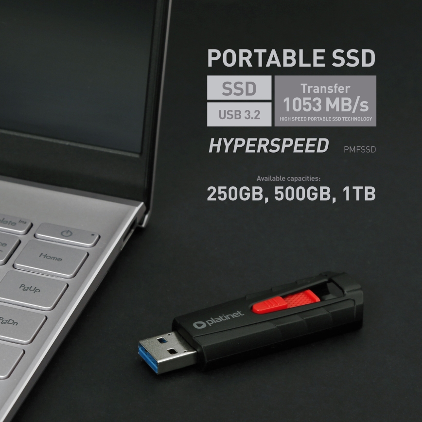 Portable SSD drive 250 GB USB 3.2 Gen2