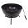 Portable Wood-Burning Fire Pit 57x30 cm Black
