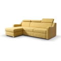 PORTO Reversible Corner Sofa Bed with Storage, Yellow