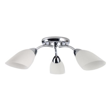 PORTOS flush-mounted ceiling light 3xE14/10W/230V, polished chrome