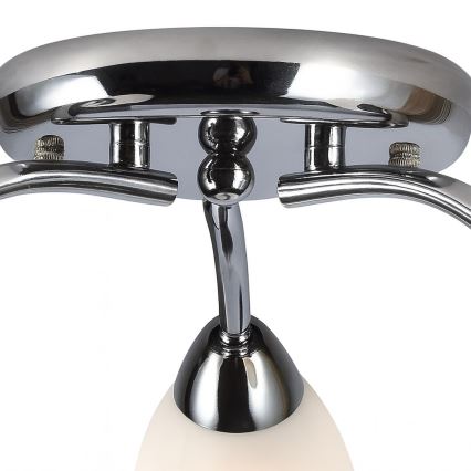PORTOS flush-mounted ceiling light 3xE14/10W/230V, polished chrome