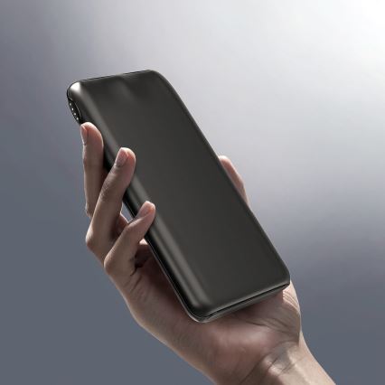 Power Bank 10000 mAh 10W Power Delivery 2xUSB-C + 1xUSB-A black