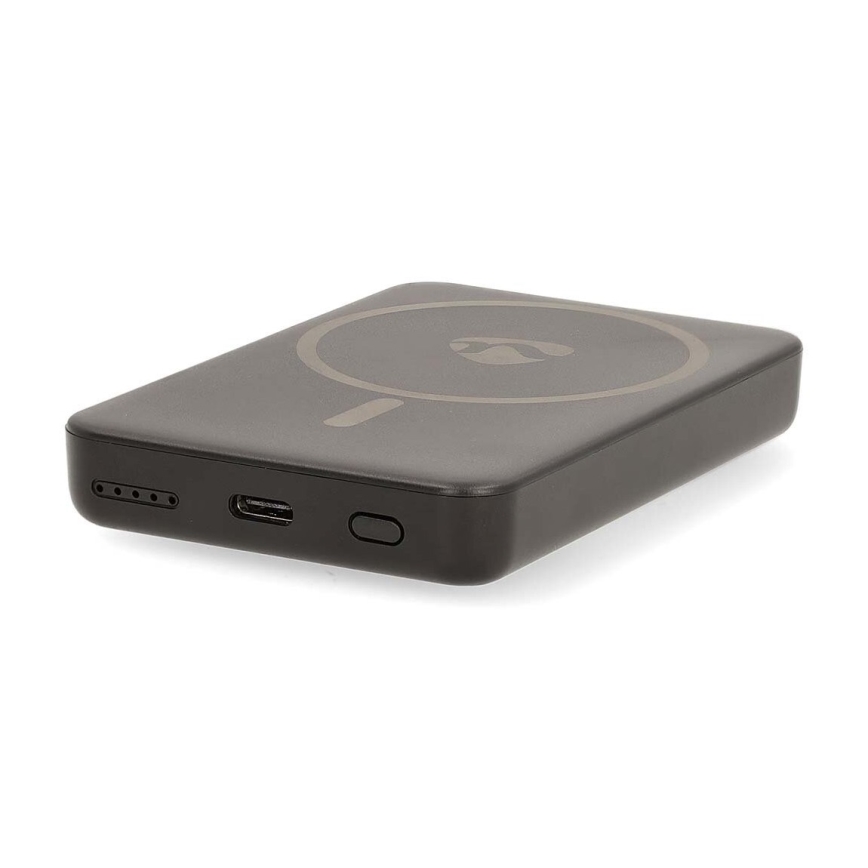 Power Bank 2in1 magnetic with wireless charging MagSafe 5000 mAh black