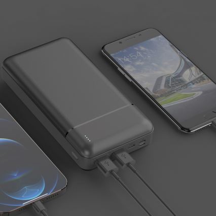 Power Bank 30000 mAh 3,7V black