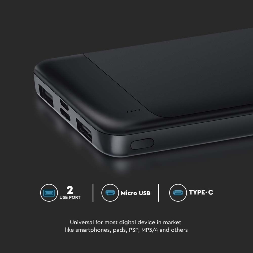 Power Bank Power Delivery 10000mAh/22,5W/5V black