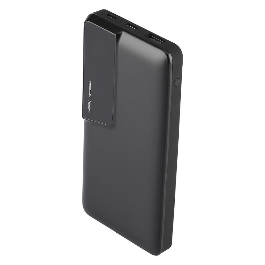 Power Bank with display 10000mAh/3,7V black