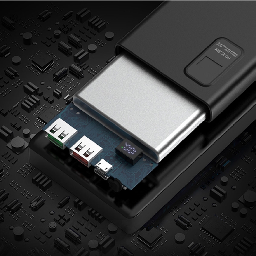 Power Bank with LED display Power Delivery 10000 mAh 3,7V black
