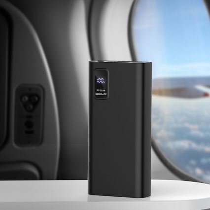 Power Bank with LED display Power Delivery 20000 mAh 3,7V black