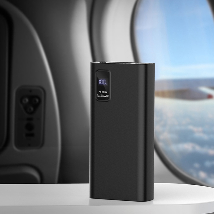 Power Bank with LED display Power Delivery 20000 mAh 3,7V black