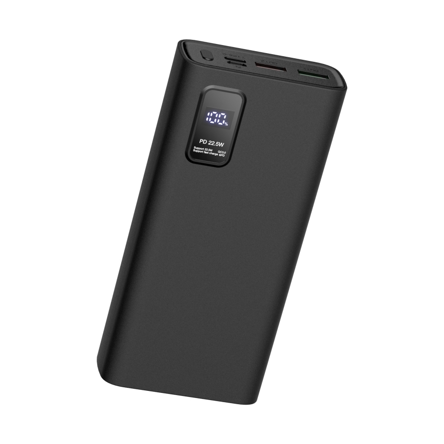 Power Bank with LED display Power Delivery 20000 mAh 3,7V black