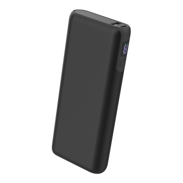 Power Bank with LED display Power Delivery 20000 mAh/65W/3,7V black