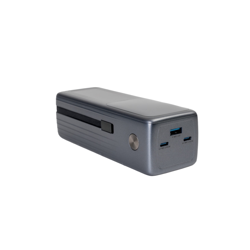 Power bank with LED display Power Delivery 27000 mAh 3.7V black