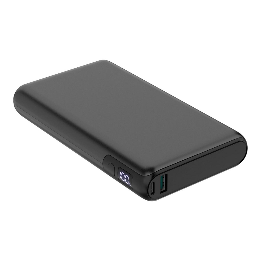 Power Bank with LED display Power Delivery 30000 mAh/100W/3,7V black