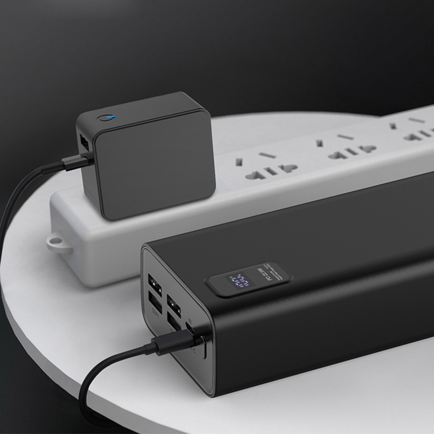 Power Bank with LED display Power Delivery 30000 mAh 3,7V black
