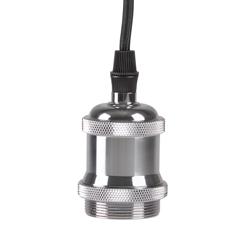 Power cable 1xE27/20W/230V shiny chrome