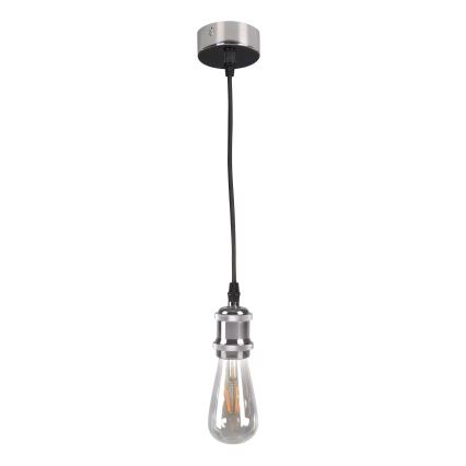 Power cable 1xE27/20W/230V shiny chrome
