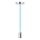 Power cable 1xE27/60W/230V blue/shiny chrome