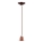 Power cable 1xE27/60W/230V brown/porcelain
