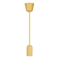 Power cable 1xE27/60W/230V concrete/beige