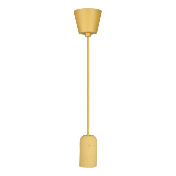 Power cable 1xE27/60W/230V concrete/beige