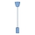 Power cable 1xE27/60W/230V concrete/blue
