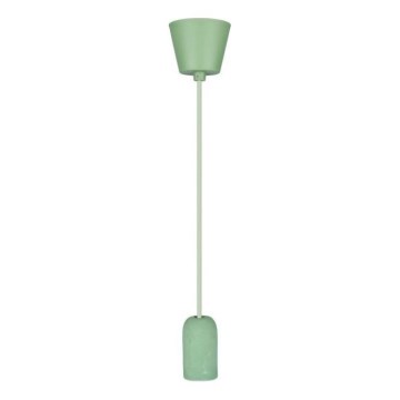 Power cable 1xE27/60W/230V concrete/green