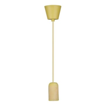 Power cable 1xE27/60W/230V concrete/yellow