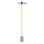 Power cable 1xE27/60W/230V green/shiny chrome