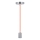 Power cable 1xE27/60W/230V orange/shiny chrome