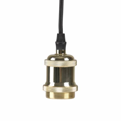 Power supply cable 1xE27/20W/230V golden