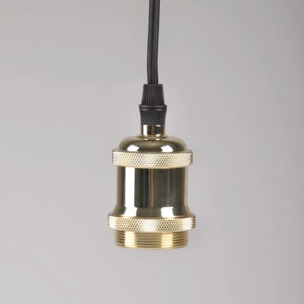 Power supply cable 1xE27/20W/230V golden