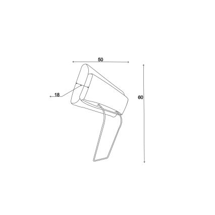 Practical headrest LIVORNO grey