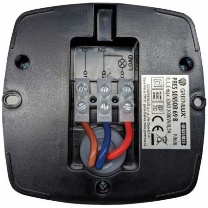 PRES SENSOR 2000W Occupancy Sensor, Black