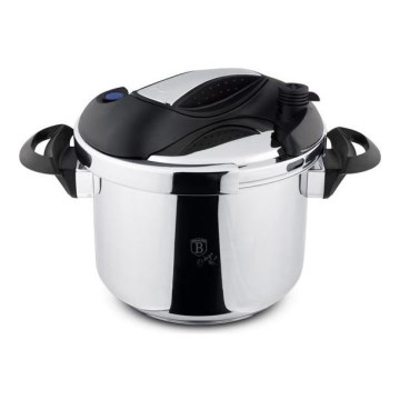 Pressure cooker TURBO 6 l stainless steel/black