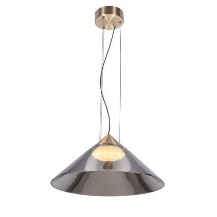 PRESTO cable pendant 1xGX53/10W/230V Ø 42 cm gold/smoked grey