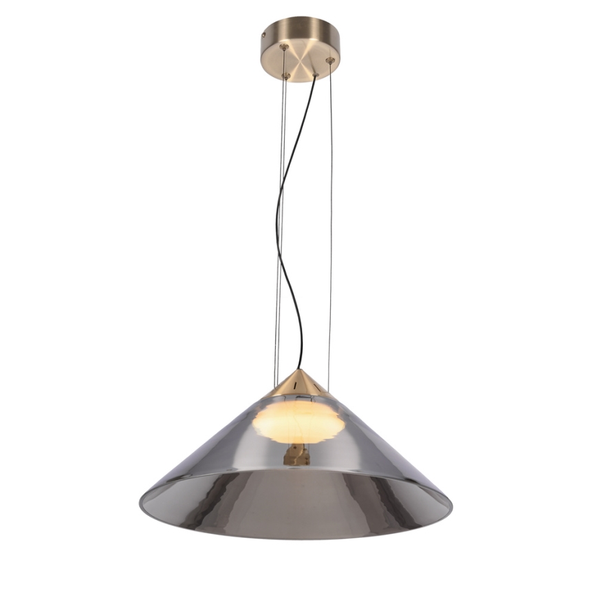 PRESTO cable pendant 1xGX53/10W/230V Ø 42 cm gold/smoked grey
