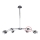Prezent 14009 - Replacement glass for chandelier BLACK JACK G9 shiny chrome