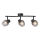 Prezent 14102 - Spotlight OASIS 3xE27/60W/230V black/smoky