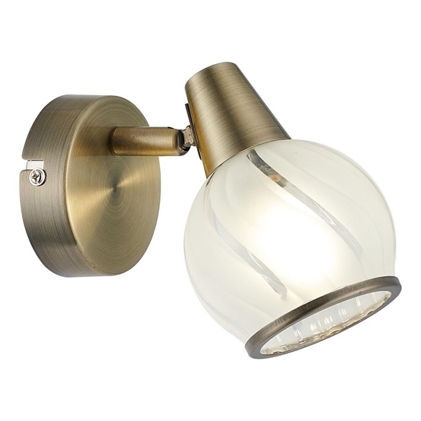 Prezent 14103 - Wall spotlight SIENTO 1xE14/40W/230V brass