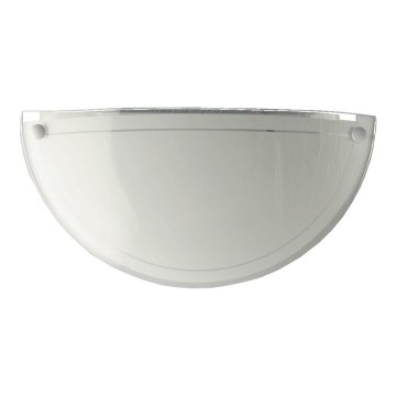 Prezent 1421 NS - Replacement glass for wall light DISC E27 12,5x25 cm white