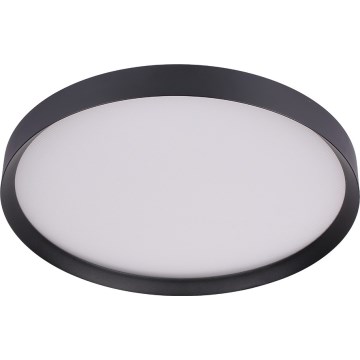 Prezent 17317 - MAYSA Dimmable LED Ceiling Light, 72W, 230V, Selectable Color Temperature 3000/4000/6000K, Ø 77 cm, Black