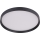 Prezent 17317 - MAYSA Dimmable LED Ceiling Light, 72W, 230V, Selectable Color Temperature 3000/4000/6000K, Ø 77 cm, Black
