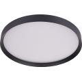 Prezent 17317 - MAYSA Dimmable LED Ceiling Light, 72W, 230V, selectable color temperature 3000/4000/6000K, Ø77 cm, Black