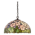Prezent 201 - Chandelier on a chain TIFFANY 2xE27/60W/230V