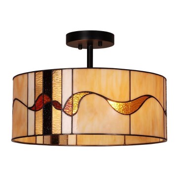 Prezent 212 - Chandelier on a pole TIFFANY 2xE27/60W/230V