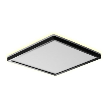 Prezent 27311 - LED Bathroom ceiling light CORDIA SQ LED/12W/230V 3000/6000K IP54 black